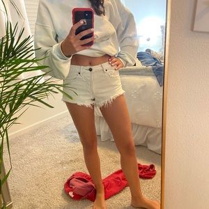Free people Jean shorts!